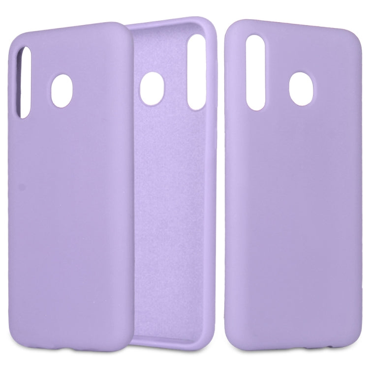 Solid Color Liquid Silicone Shockproof Full Coverage Case for Galaxy M30