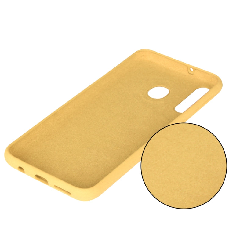 Solid Color Liquid Silicone Shockproof Full Coverage Case for Galaxy M30