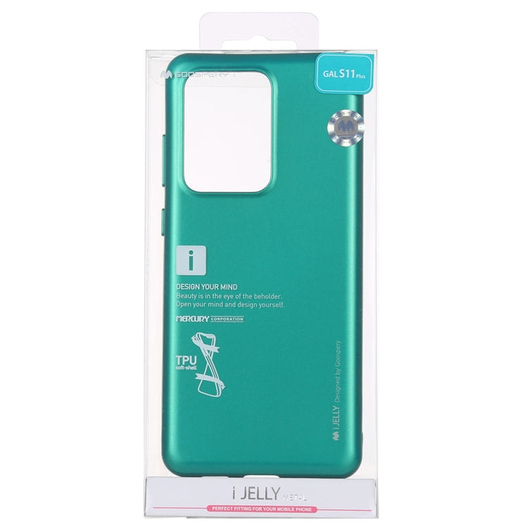 GOOSPERY i-JELLY TPU Shockproof and Scratch Case for Galaxy S20 Ultra (Green)