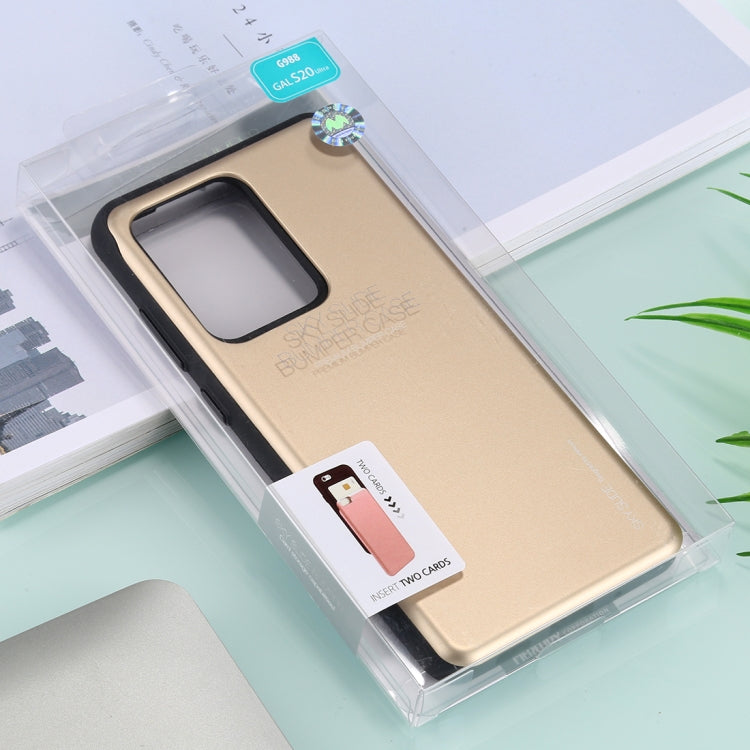 GOOSPERY Sky Slide Bumper TPU + PC Case for Galaxy S20 Ultra, with Card Slot