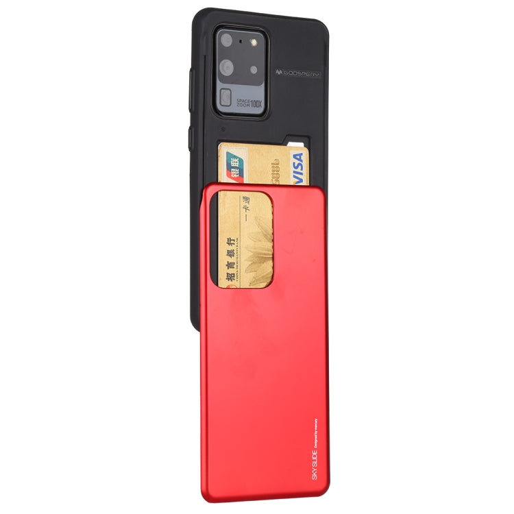 GOOSPERY Sky Slide Bumper TPU + PC Case for Galaxy S20 Ultra, with Card Slot