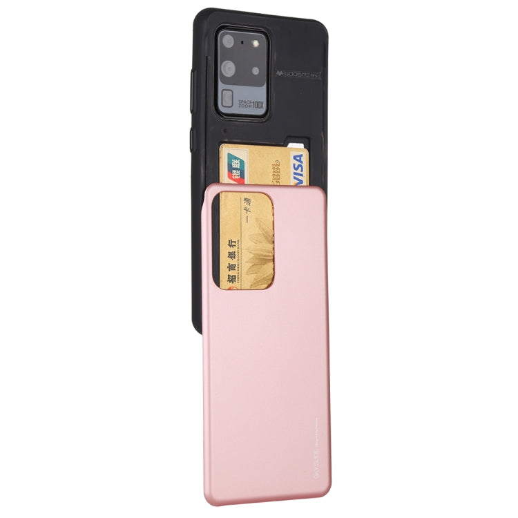 GOOSPERY Sky Slide Bumper TPU + PC Case for Galaxy S20 Ultra, with Card Slot