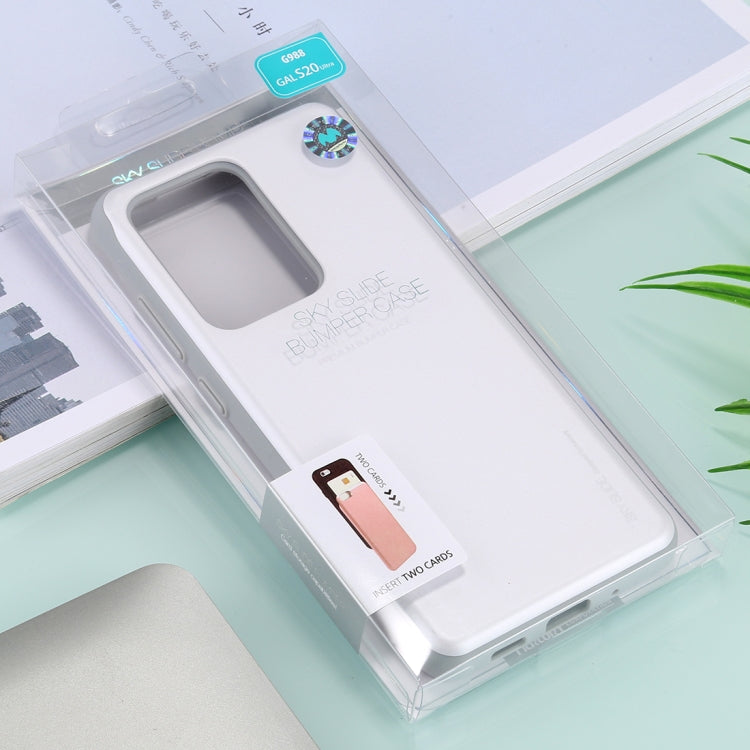 GOOSPERY Sky Slide Bumper TPU + PC Case for Galaxy S20 Ultra, with Card Slot