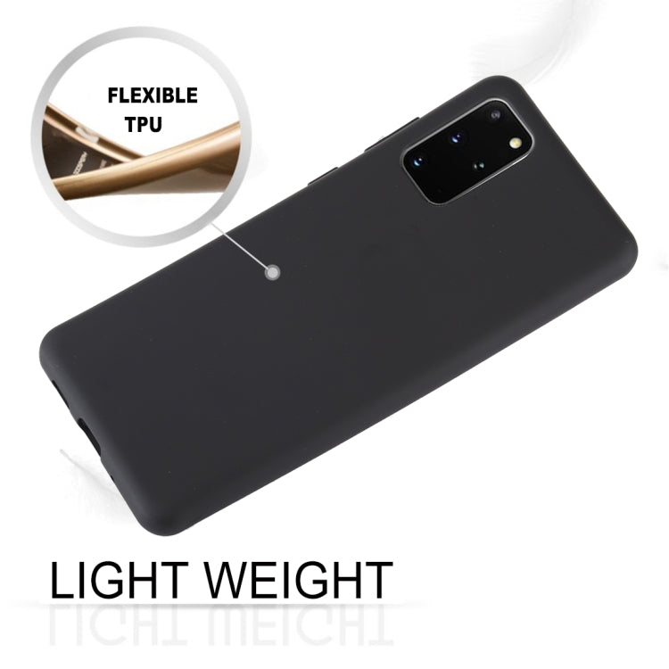 GOOSPERY SOFT FEELING Liquid TPU Drop-proof Soft Case for Galaxy S20+ (Black)