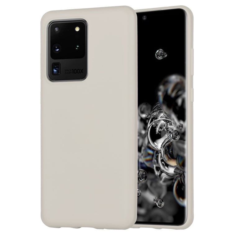 GOOSPERY SOFT FEELING Liquid TPU Drop-proof Soft Case for Galaxy S20 Ultra