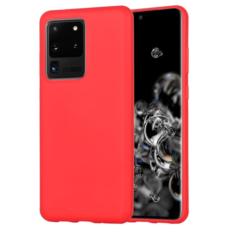 GOOSPERY SOFT FEELING Liquid TPU Drop-proof Soft Case for Galaxy S20 Ultra