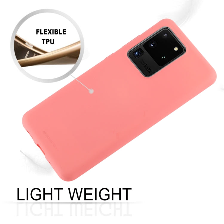 GOOSPERY SOFT FEELING Liquid TPU Drop-proof Soft Case for Galaxy S20 Ultra