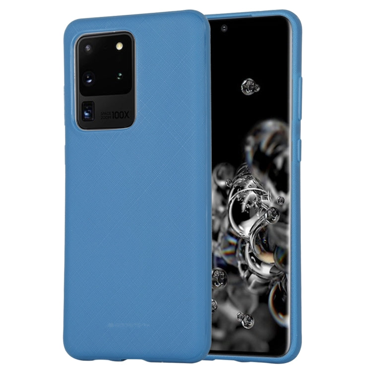 GOOSPERY STYLE LUX Series Shockproof Soft TPU Case for Galaxy S20 Ultra (Blue)