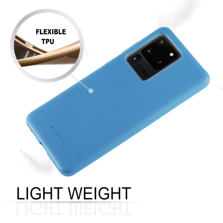 GOOSPERY STYLE LUX Series Shockproof Soft TPU Case for Galaxy S20 Ultra (Blue)