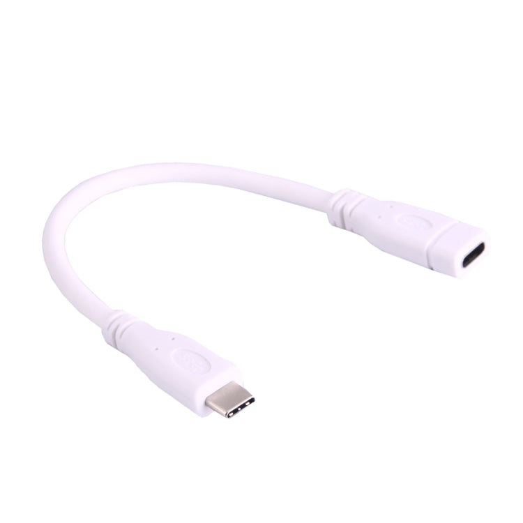 20cm USB-C / Type-C 3.1 Female to USB-C / Type-C 3.1 Male Adapter Cable, For Galaxy S8 & S8 + / LG G6 / Huawei P10 & P10 Plus / Xiaomi Mi6 & Max 2 and other Smartphones