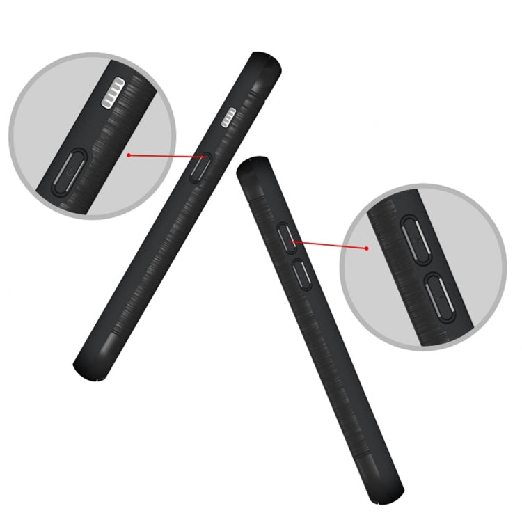 For Galaxy A3 (2017) / A320 Brushed Texture Separable PC + TPU Protective Combination Back Case with Holder & Card Slot