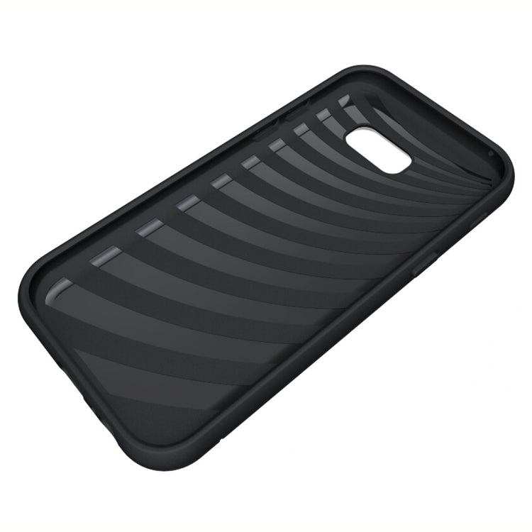 For Galaxy A5 (2017) / A520 Brushed Texture Separable PC + TPU Protective Combination Back Case with Holder & Card Slot
