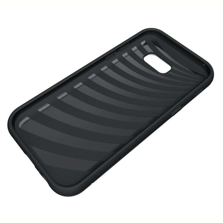 For Galaxy A5 (2017) / A520 Brushed Texture Separable PC + TPU Protective Combination Back Case with Holder & Card Slot