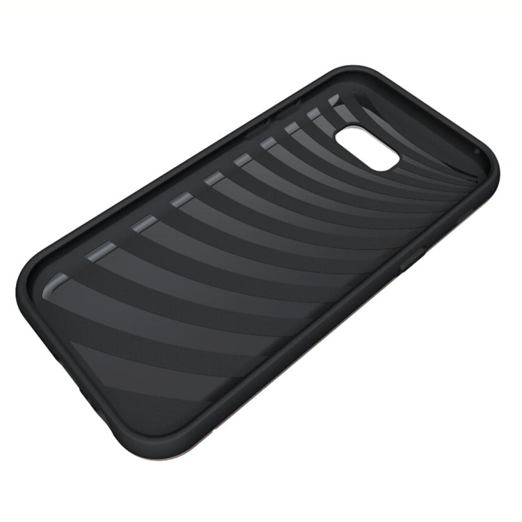 For Galaxy A5 (2017) / A520 Brushed Texture Separable PC + TPU Protective Combination Back Case with Holder & Card Slot