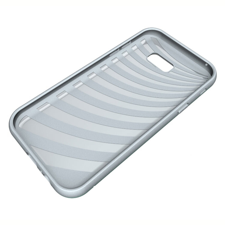 For Galaxy A7 (2017) / A720 Brushed Texture Separable PC + TPU Protective Combination Back Case with Holder & Card Slot