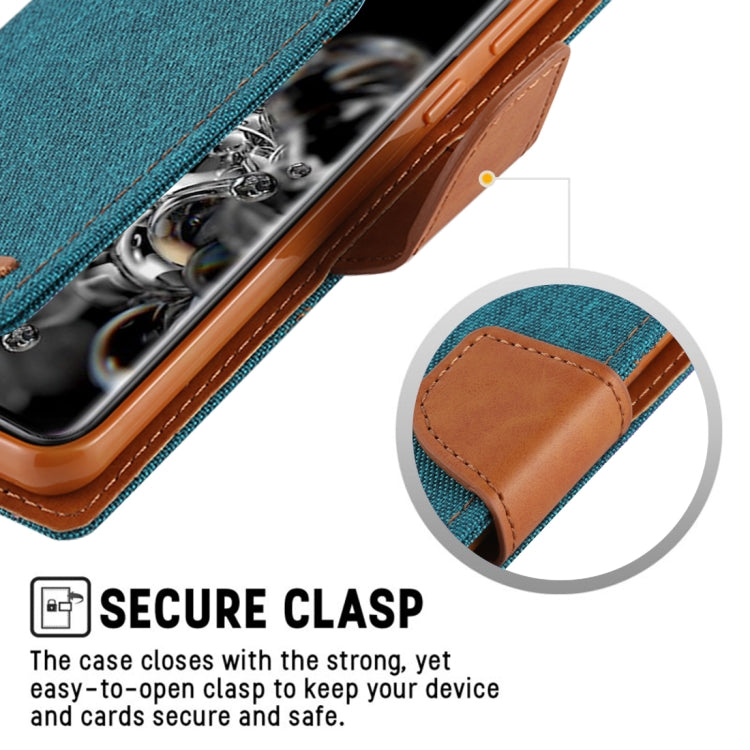GOOSPERY CANVAS DIARY For Galaxy S20 Ultra Canvas Texture Horizontal Flip PU Leather Case, with Holder & Card Slots & Wallet