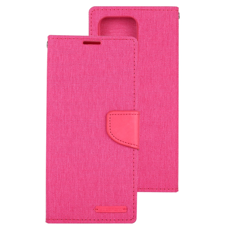 GOOSPERY CANVAS DIARY For Galaxy S20 Ultra Canvas Texture Horizontal Flip PU Leather Case, with Holder & Card Slots & Wallet