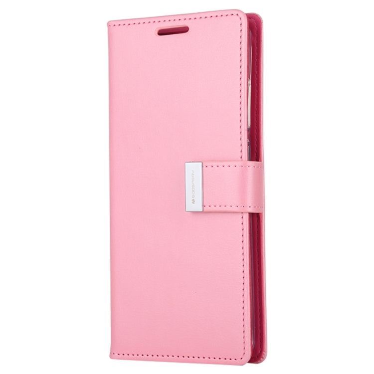 GOOSPERY RICH DIARY For Galaxy S20 Ultra PU + TPU Crazy Horse Texture Horizontal Flip Leather Case, with Card Slots & Wallet & Photo frame
