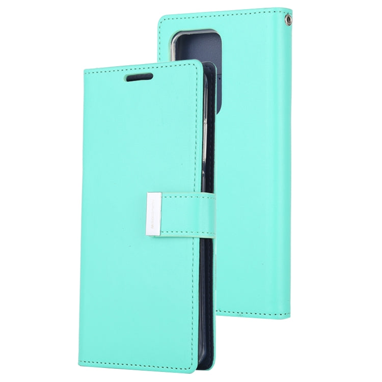 GOOSPERY RICH DIARY For Galaxy S20 Ultra PU + TPU Crazy Horse Texture Horizontal Flip Leather Case, with Card Slots & Wallet & Photo frame