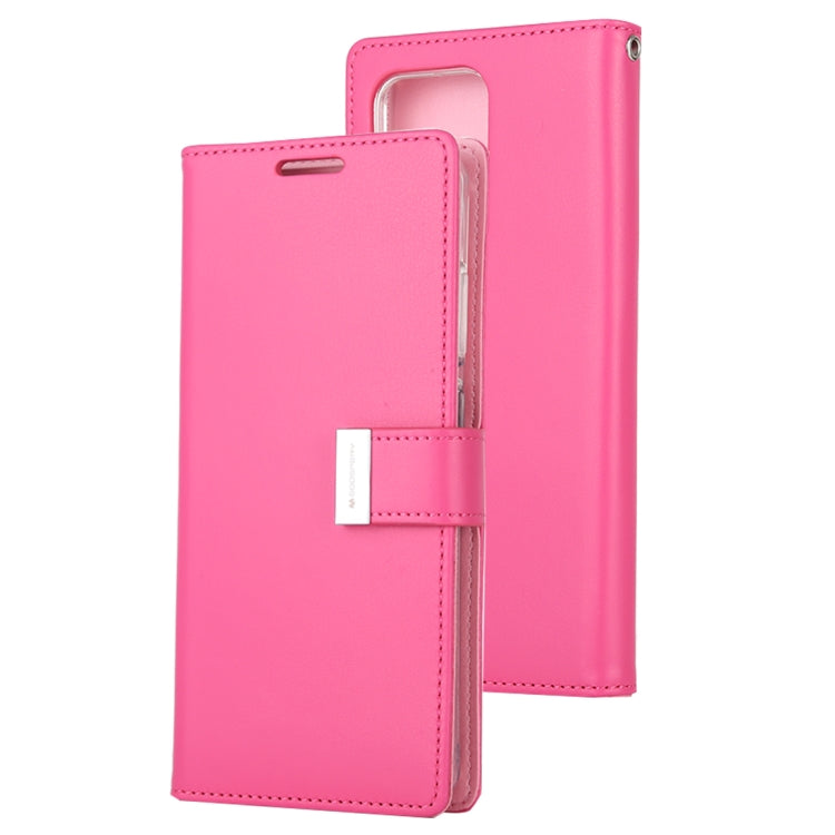 GOOSPERY RICH DIARY For Galaxy S20 Ultra PU + TPU Crazy Horse Texture Horizontal Flip Leather Case, with Card Slots & Wallet & Photo frame