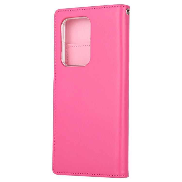 GOOSPERY RICH DIARY For Galaxy S20 Ultra PU + TPU Crazy Horse Texture Horizontal Flip Leather Case, with Card Slots & Wallet & Photo frame