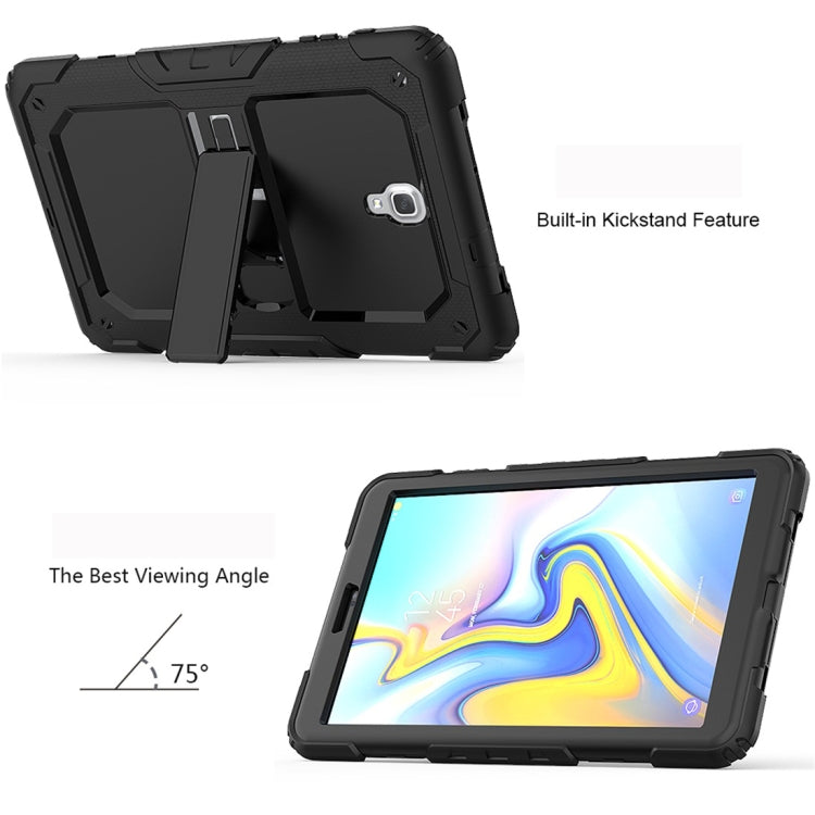 Shockproof PC + Silica Gel Protective Case for Galaxy Tab A 10.5 T590, with Holder & Shoulder Strap