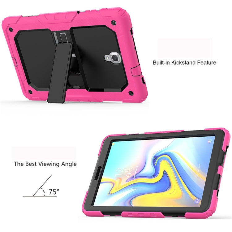 Shockproof PC + Silica Gel Protective Case for Galaxy Tab A 10.5 T590, with Holder & Shoulder Strap