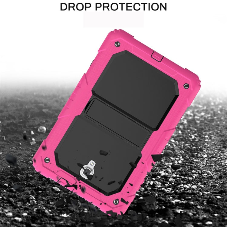 Shockproof PC + Silica Gel Protective Case for Galaxy Tab A 10.5 T590, with Holder & Shoulder Strap
