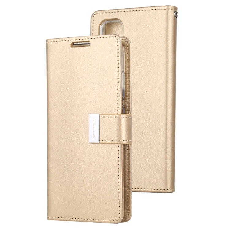 GOOSPERY RICH DIARY For Galaxy S20+ PU + TPU Crazy Horse Texture Horizontal Flip Leather Case, with Card Slots & Wallet & Photo frame
