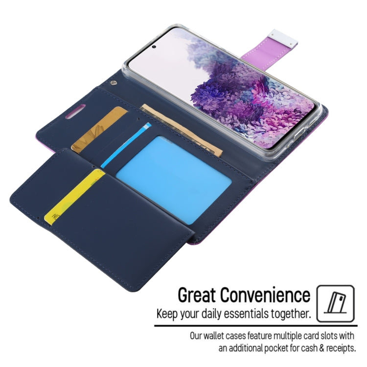 GOOSPERY RICH DIARY For Galaxy S20+ PU + TPU Crazy Horse Texture Horizontal Flip Leather Case, with Card Slots & Wallet & Photo frame
