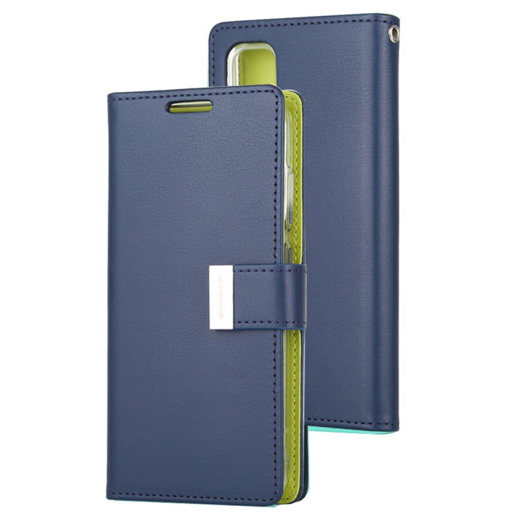 GOOSPERY RICH DIARY For Galaxy S20 PU + TPU Crazy Horse Texture Horizontal Flip Leather Case, with Card Slots & Wallet & Photo frame