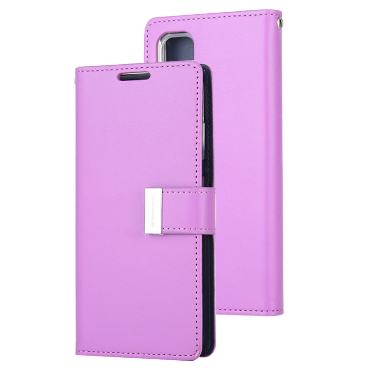 GOOSPERY RICH DIARY For Galaxy S20 PU + TPU Crazy Horse Texture Horizontal Flip Leather Case, with Card Slots & Wallet & Photo frame