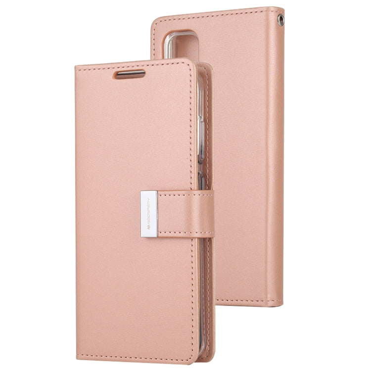 GOOSPERY RICH DIARY For Galaxy S20 PU + TPU Crazy Horse Texture Horizontal Flip Leather Case, with Card Slots & Wallet & Photo frame