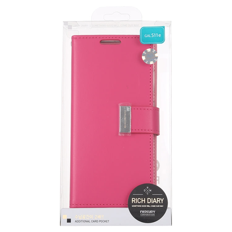 GOOSPERY RICH DIARY For Galaxy S20 PU + TPU Crazy Horse Texture Horizontal Flip Leather Case, with Card Slots & Wallet & Photo frame