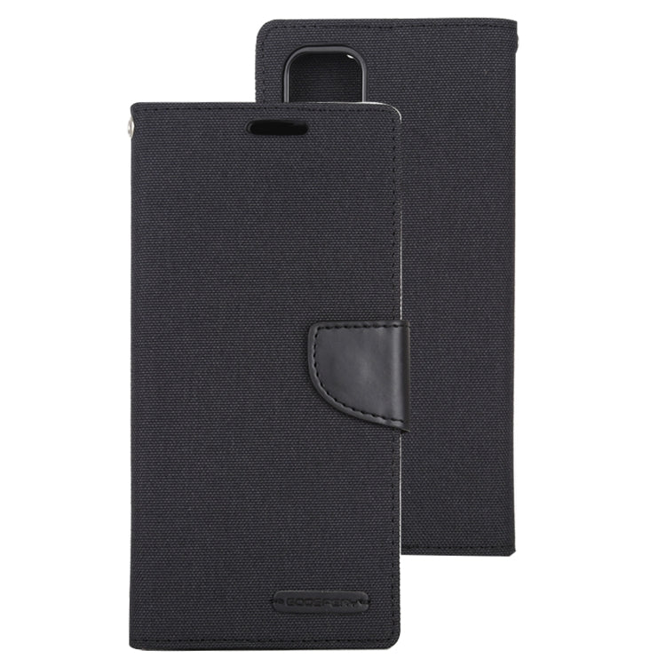GOOSPERY CANVAS DIARY For Galaxy S20+ Canvas Texture Horizontal Flip PU Leather Case, with Holder & Card Slots & Wallet