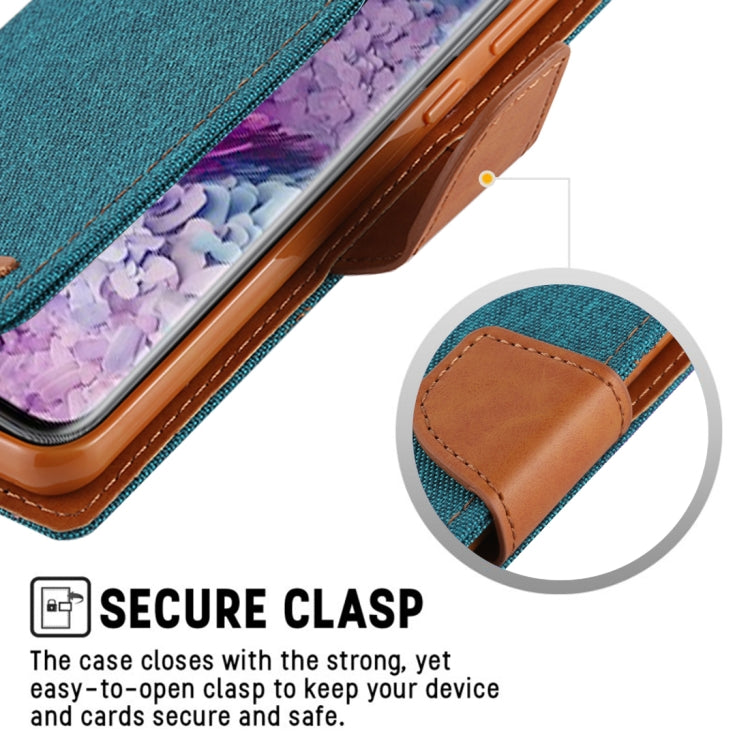 GOOSPERY CANVAS DIARY For Galaxy S20+ Canvas Texture Horizontal Flip PU Leather Case, with Holder & Card Slots & Wallet