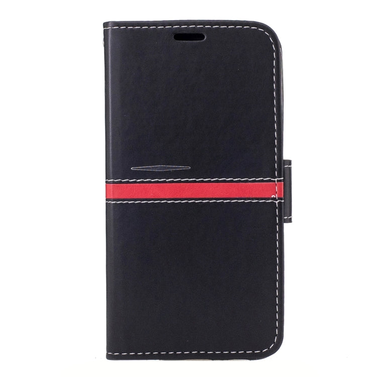 For Galaxy S6 / G920 Crazy Horse Texture PU Leather Horizontal Flip Leather Case with Holder & Card Slots & Wallet & Photo Frame & Lanyard