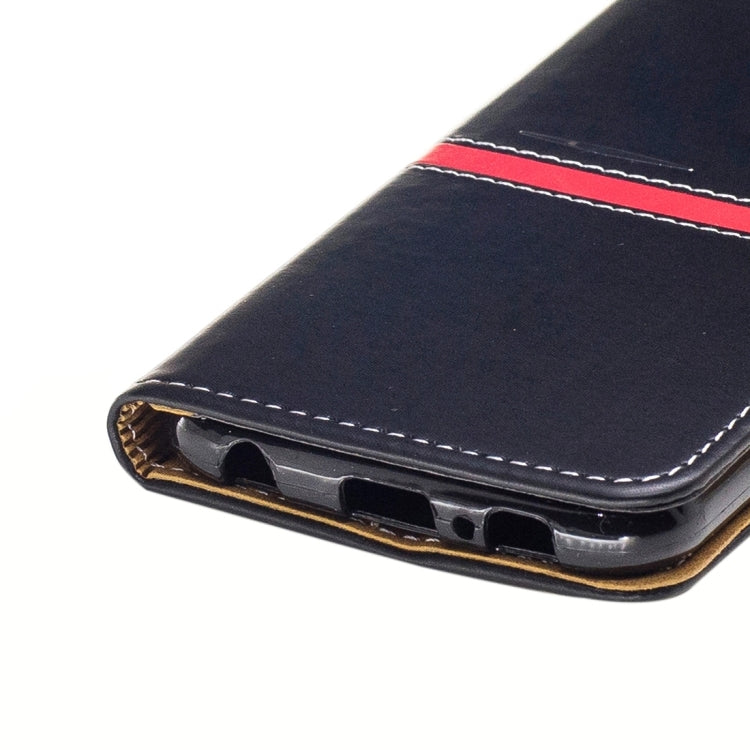 For Galaxy S6 / G920 Crazy Horse Texture PU Leather Horizontal Flip Leather Case with Holder & Card Slots & Wallet & Photo Frame & Lanyard