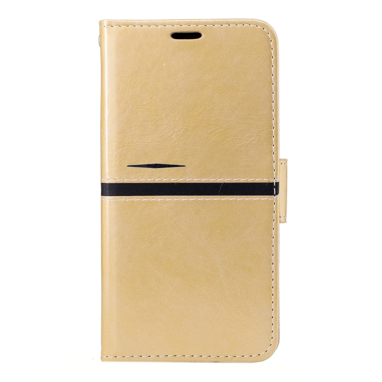 For Galaxy S6 / G920 Crazy Horse Texture PU Leather Horizontal Flip Leather Case with Holder & Card Slots & Wallet & Photo Frame & Lanyard