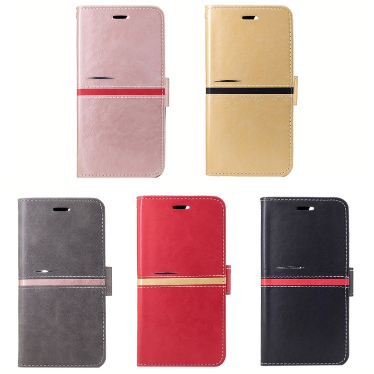 For Galaxy S6 / G920 Crazy Horse Texture PU Leather Horizontal Flip Leather Case with Holder & Card Slots & Wallet & Photo Frame & Lanyard