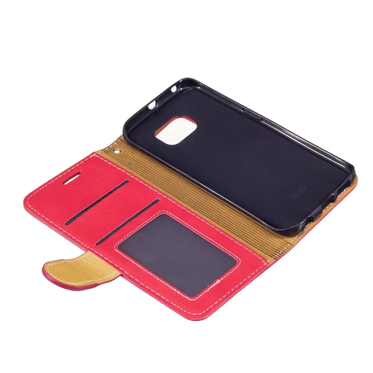 For Galaxy S6 Edge / G925 Crazy Horse Texture PU Leather Horizontal Flip Leather Case with Holder & Card Slots & Wallet & Photo Frame & Lanyard