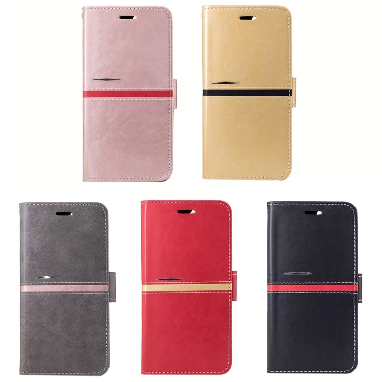 For Galaxy S6 Edge / G925 Crazy Horse Texture PU Leather Horizontal Flip Leather Case with Holder & Card Slots & Wallet & Photo Frame & Lanyard