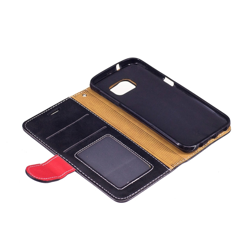For Galaxy S7 / G930 Crazy Horse Texture PU Leather Horizontal Flip Leather Case with Holder & Card Slots & Wallet & Photo Frame & Lanyard
