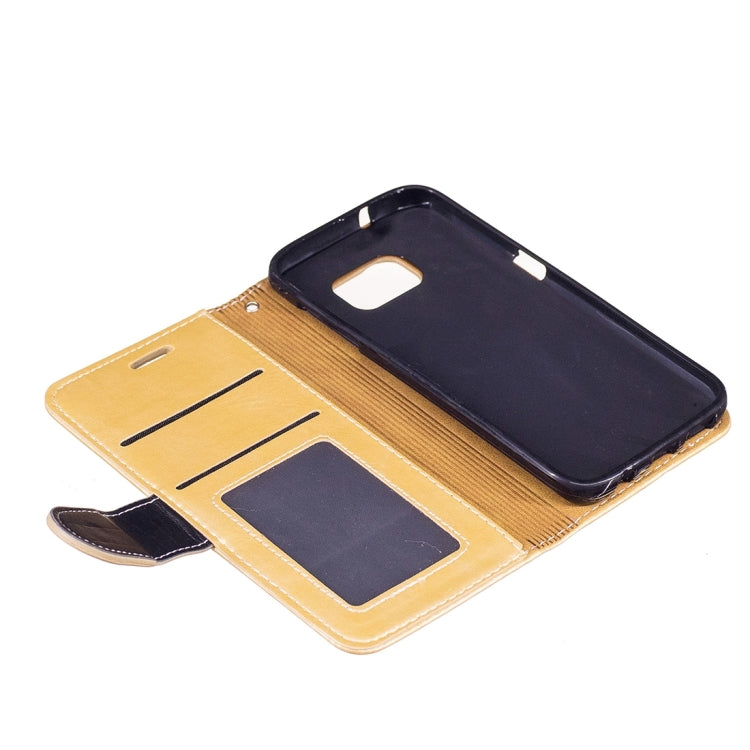 For Galaxy S7 / G930 Crazy Horse Texture PU Leather Horizontal Flip Leather Case with Holder & Card Slots & Wallet & Photo Frame & Lanyard