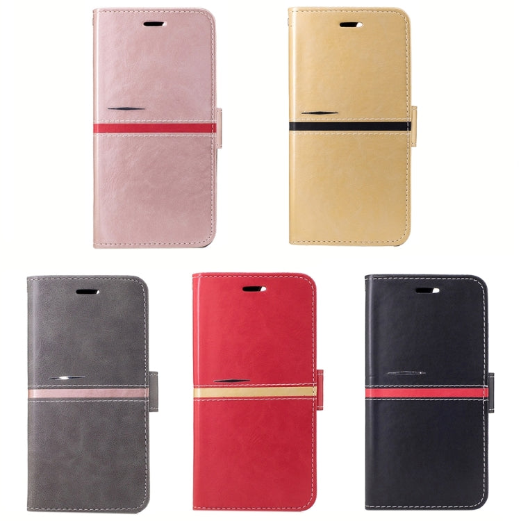 For Galaxy S7 / G930 Crazy Horse Texture PU Leather Horizontal Flip Leather Case with Holder & Card Slots & Wallet & Photo Frame & Lanyard