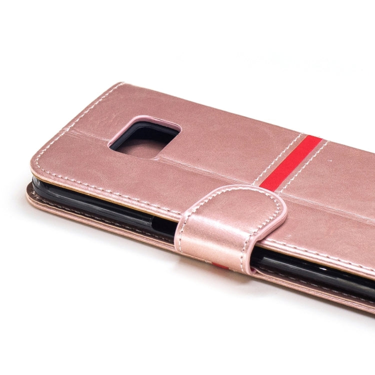 For Galaxy S7 Edge / G935 Crazy Horse Texture PU Leather Horizontal Flip Leather Case with Holder & Card Slots & Wallet & Photo Frame & Lanyard