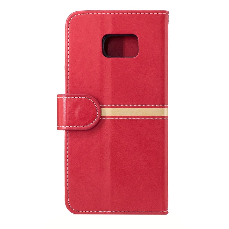 For Galaxy S7 Edge / G935 Crazy Horse Texture PU Leather Horizontal Flip Leather Case with Holder & Card Slots & Wallet & Photo Frame & Lanyard