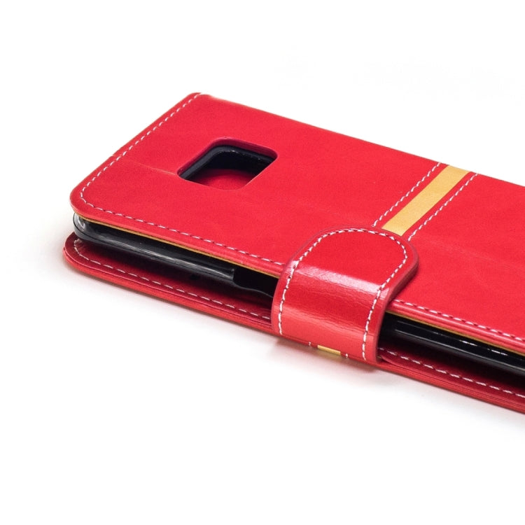 For Galaxy S7 Edge / G935 Crazy Horse Texture PU Leather Horizontal Flip Leather Case with Holder & Card Slots & Wallet & Photo Frame & Lanyard
