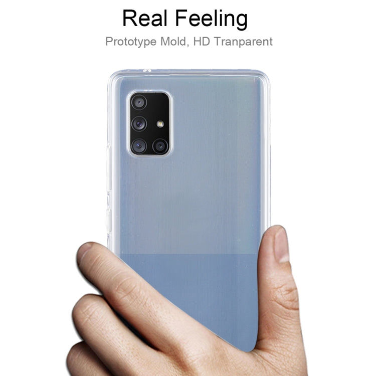 For Galaxy A71 5G 0.5mm Ultra-Thin Transparent TPU Protective Case (Transparent)