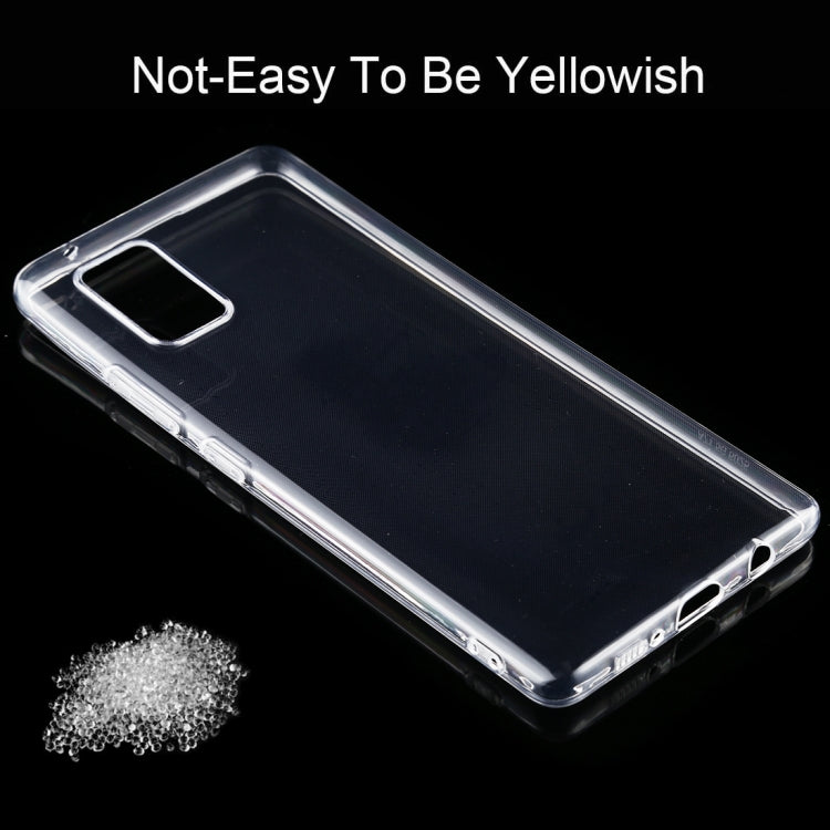 For Galaxy A71 5G 0.5mm Ultra-Thin Transparent TPU Protective Case (Transparent)